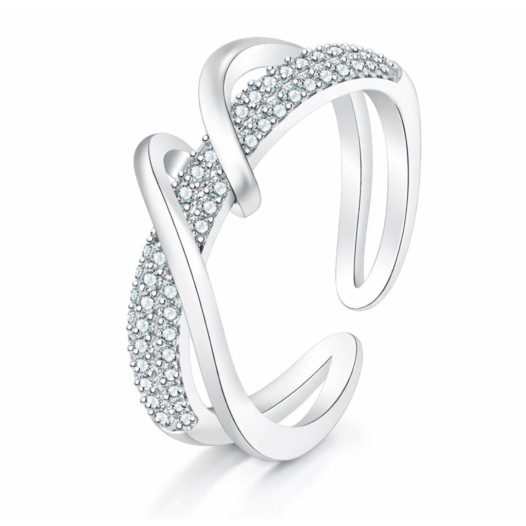 Interlaced Diamond Ring