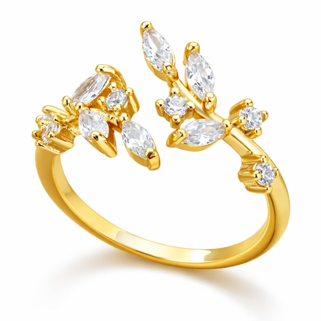 Marquis Leaf Ring
