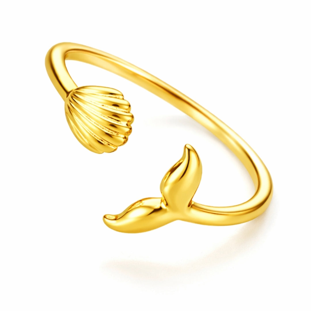 Seashell Mermaid Ring