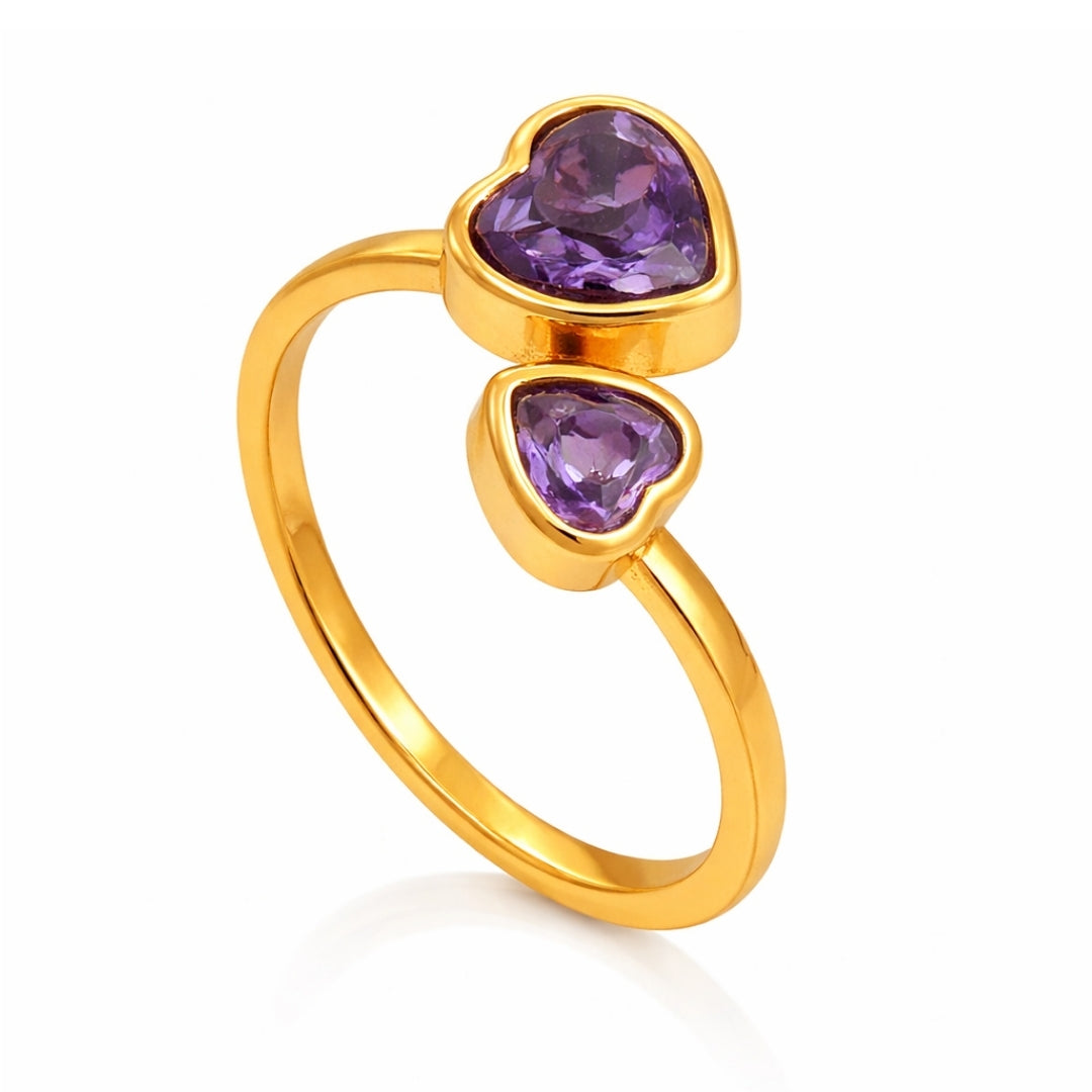 Dual Heart Ring