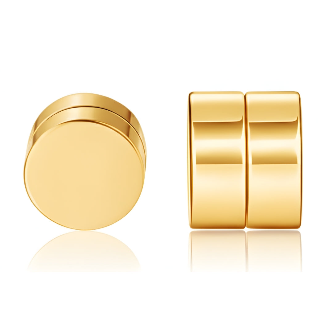Round Stud Earring (Magnetic)