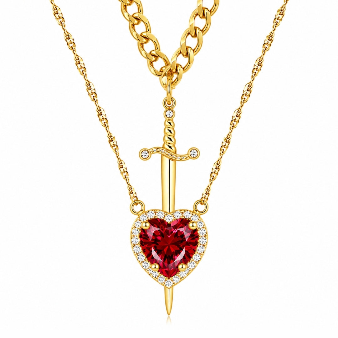 Crimson Vow Necklace Set