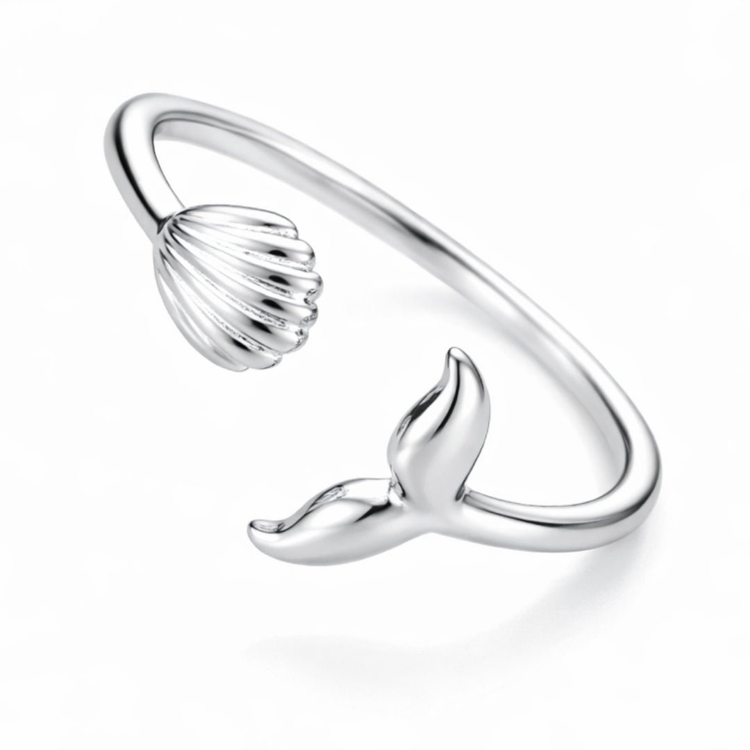 Seashell Mermaid Ring
