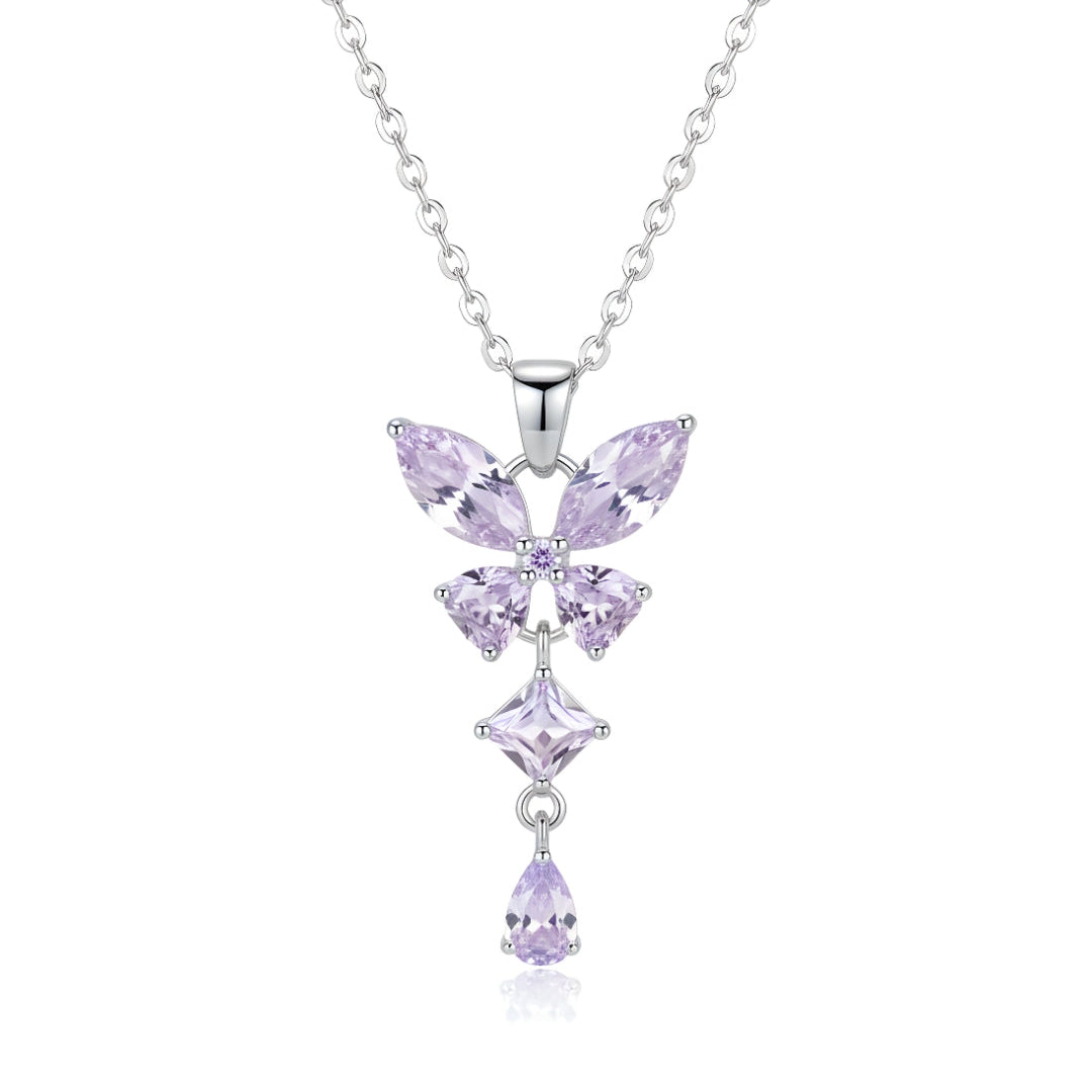 Crystal Butterfly Necklace