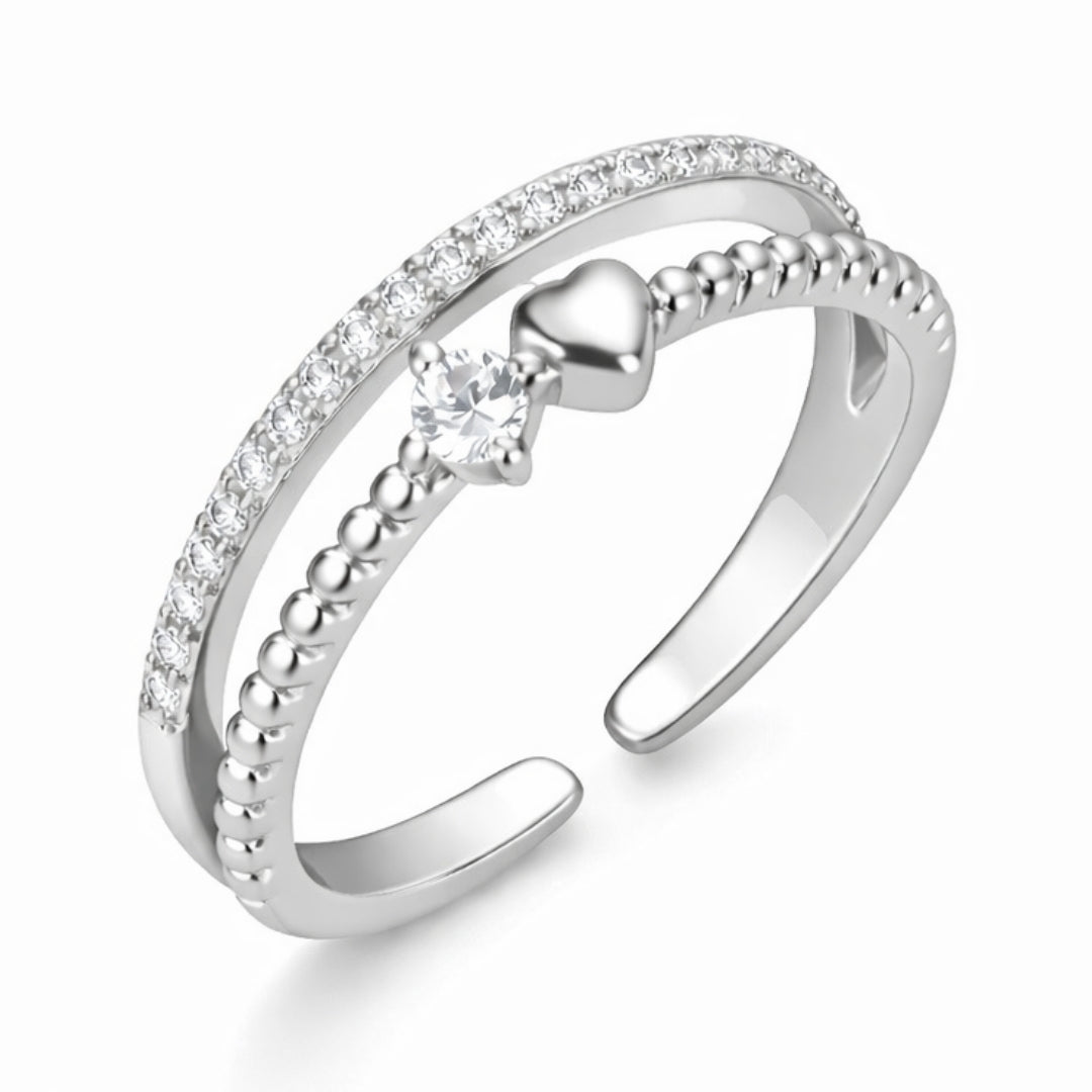 Heartline Diamond Ring