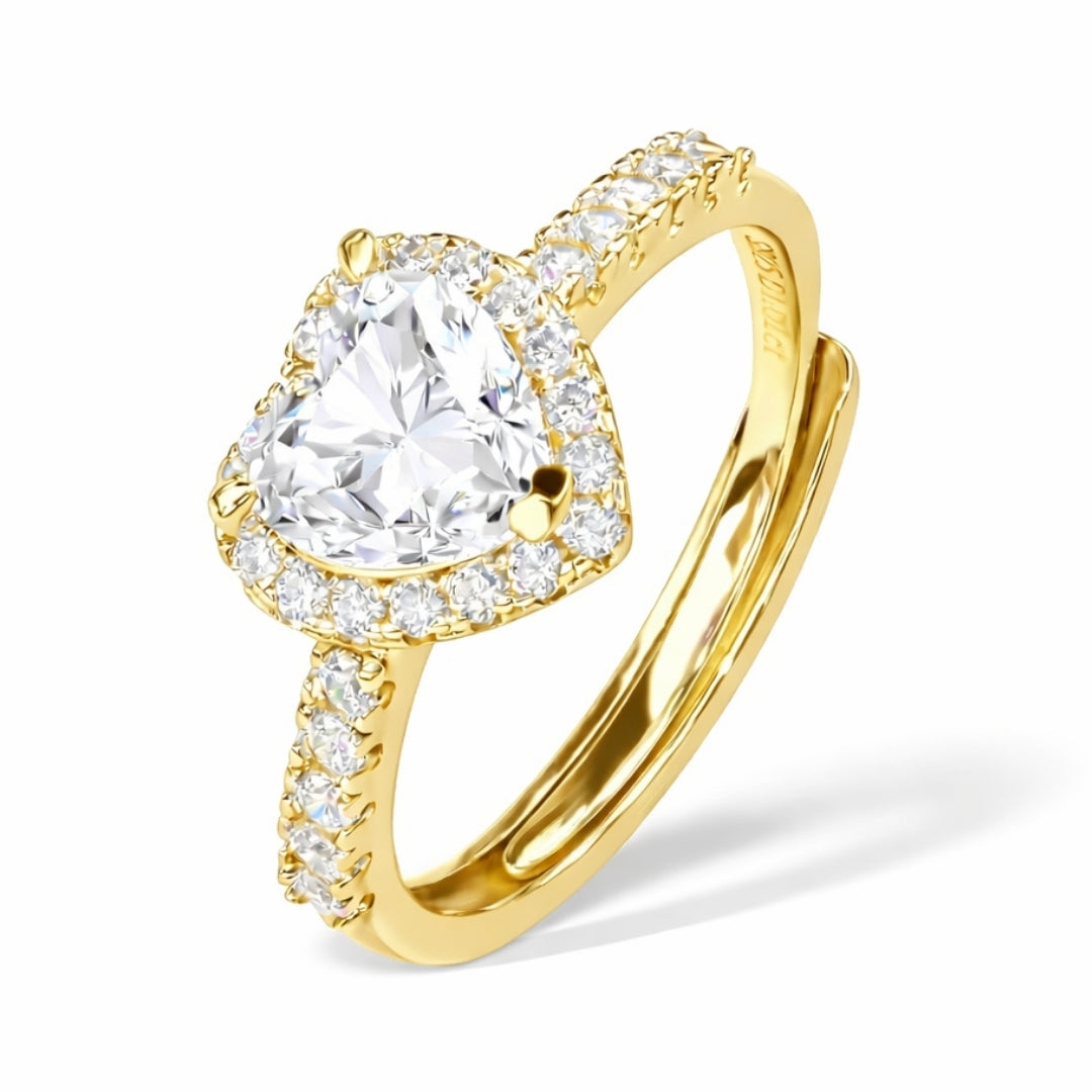 Diamond Heart Ring
