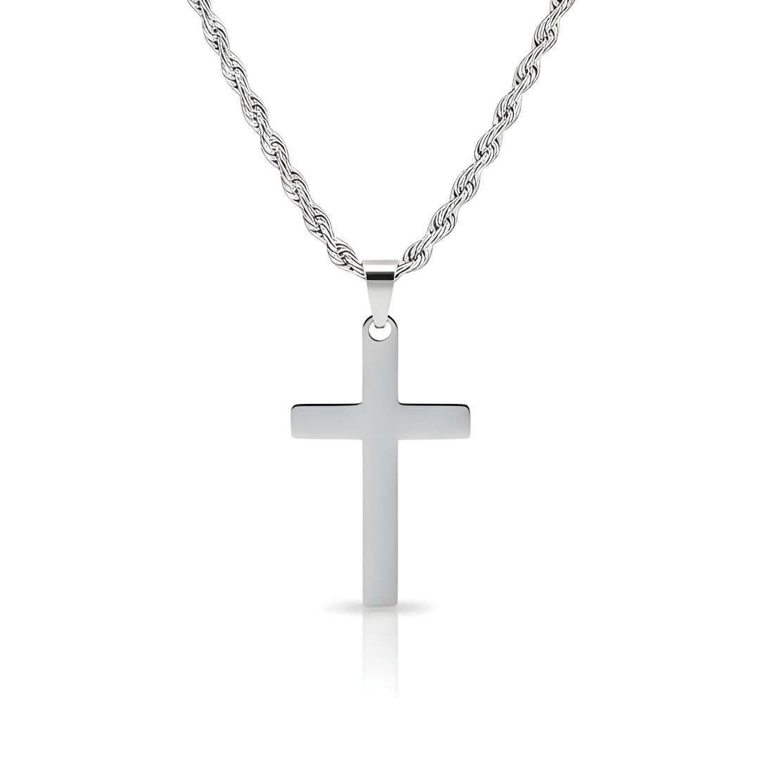 Rope Twist Cross Chain
