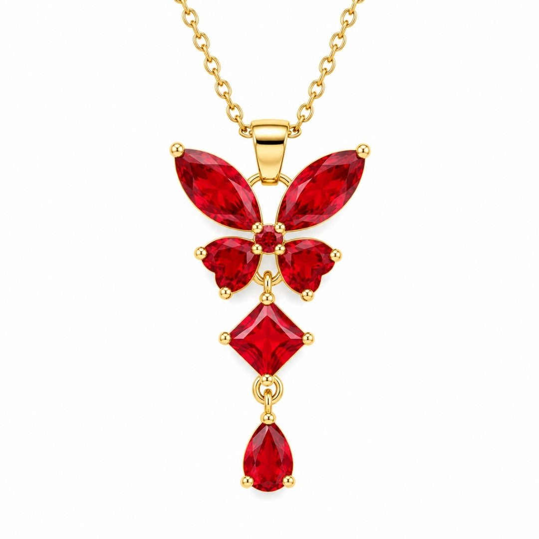 Crystal Butterfly Necklace