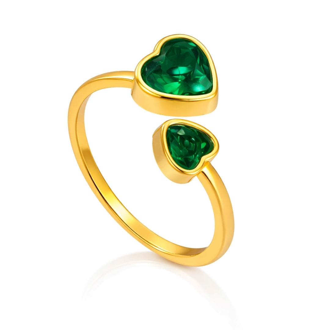 Dual Heart Ring