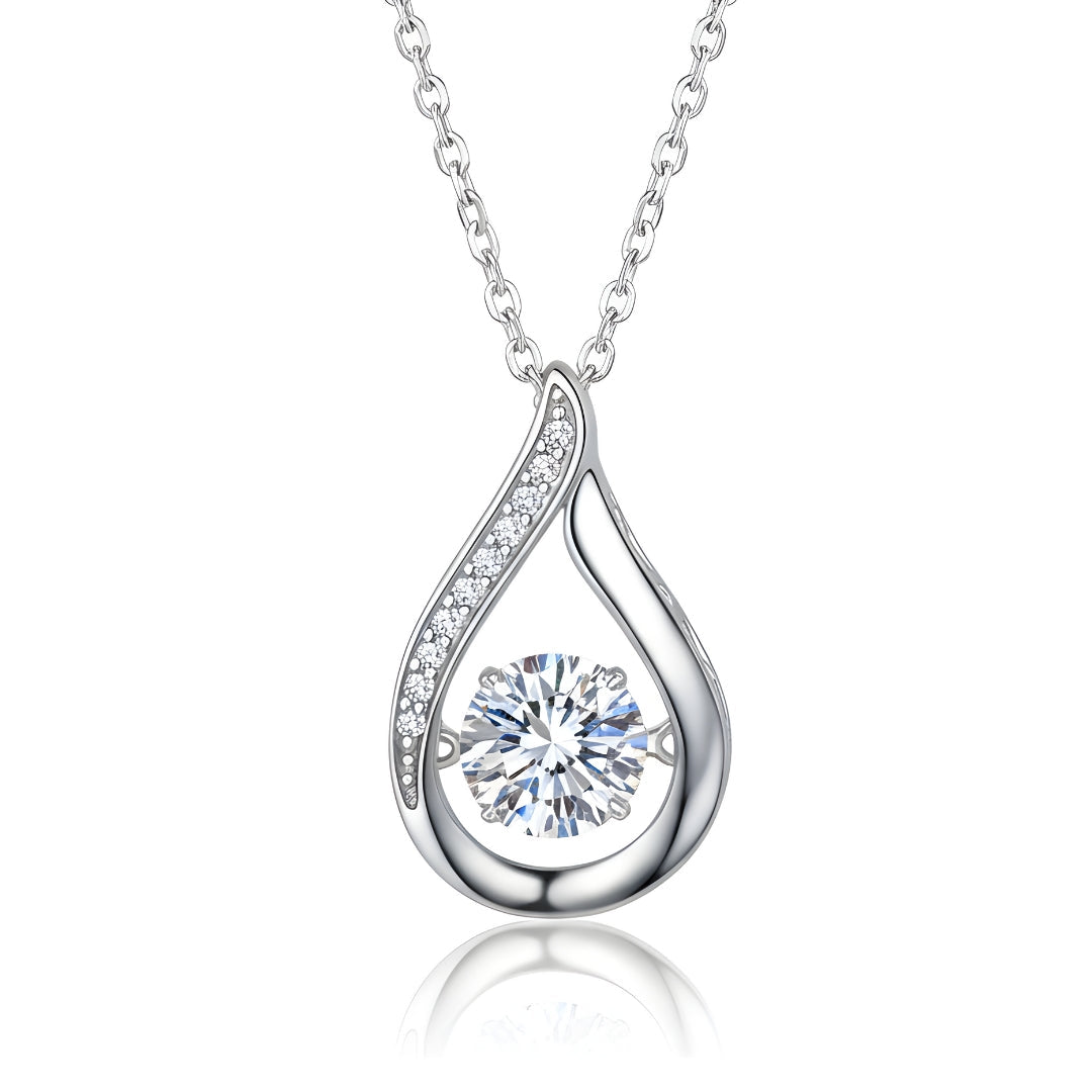 Diamond Teardrop Necklace
