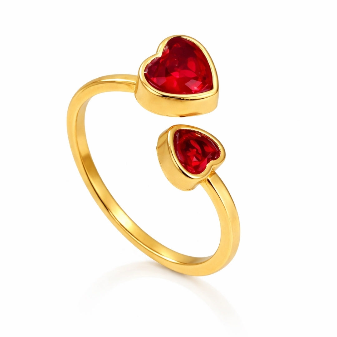 Dual Heart Ring