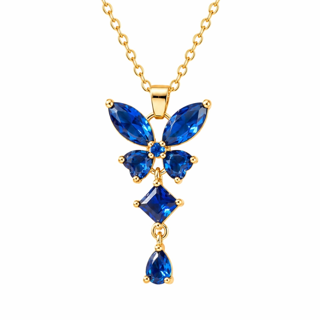 Crystal Butterfly Necklace