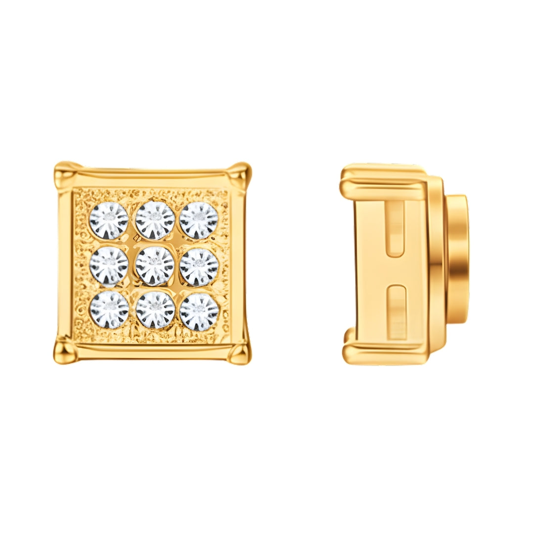 Grid Rhinestone Studs (Magnetic)