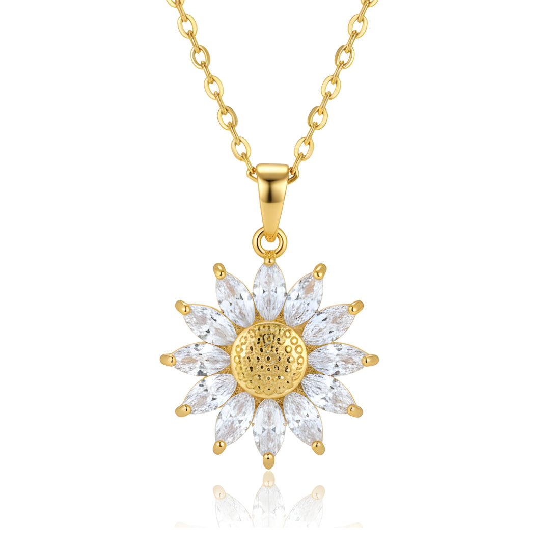 Golden Sunflower Necklace