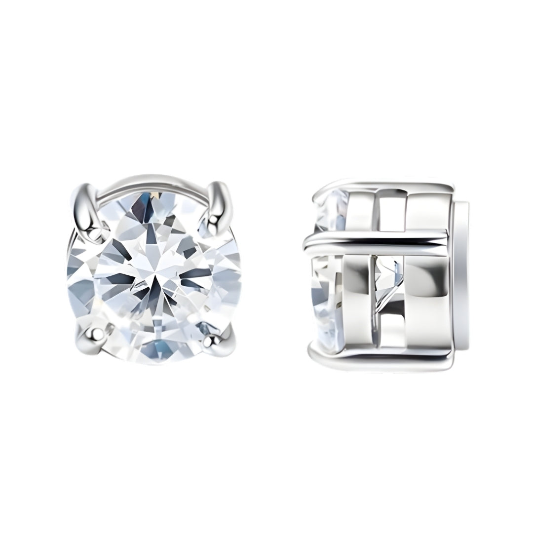 Round Rhinestone Studs (Magnetic)