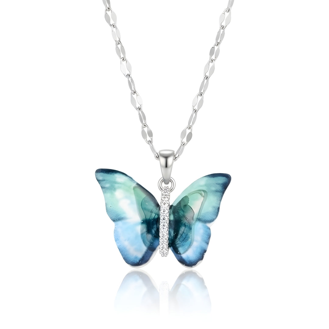 Ombre Butterfly Necklace
