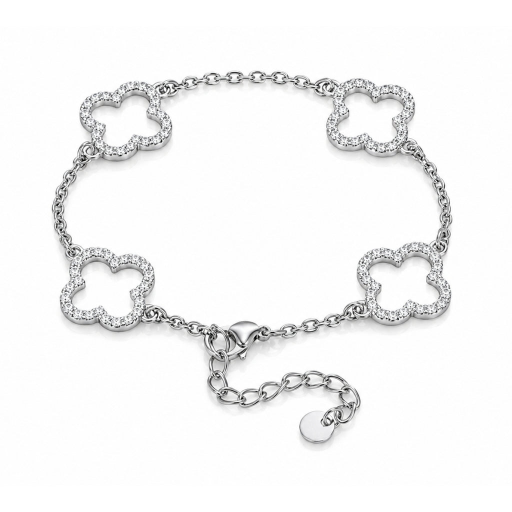 Diamond Clover Bracelet