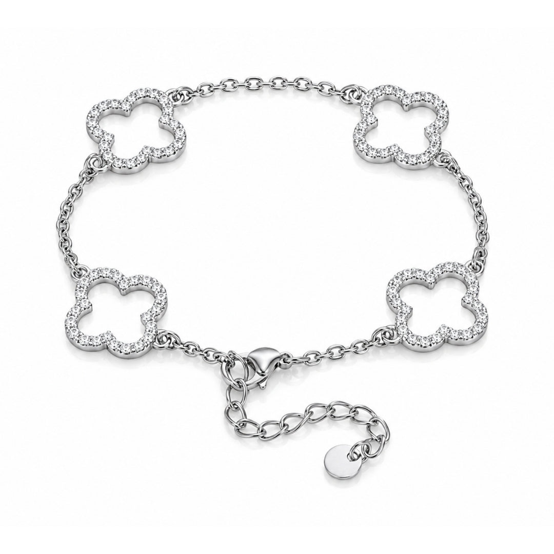 Diamond Clover Bracelet