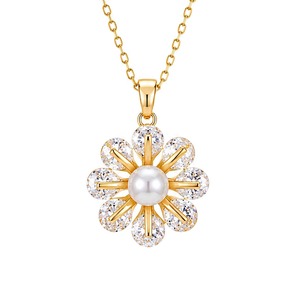 Pearl Flower Necklace