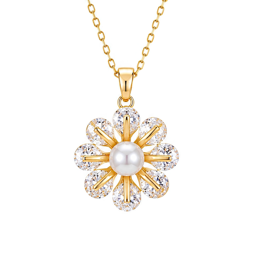 Pearl Flower Necklace