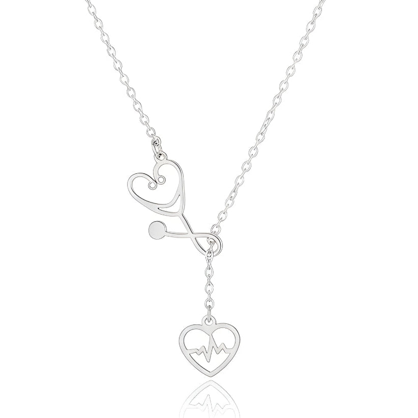 Infinite Lifeline Stethoscope Necklace