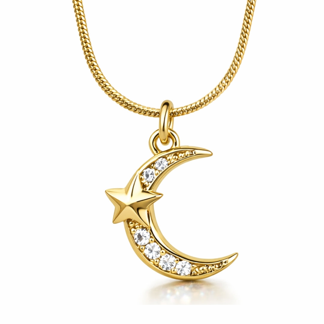 Astria Crescent Necklace