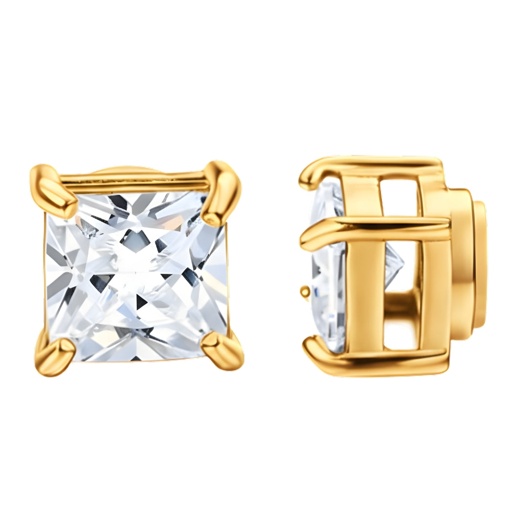 Square Rhinestone Studs (Magnetic)