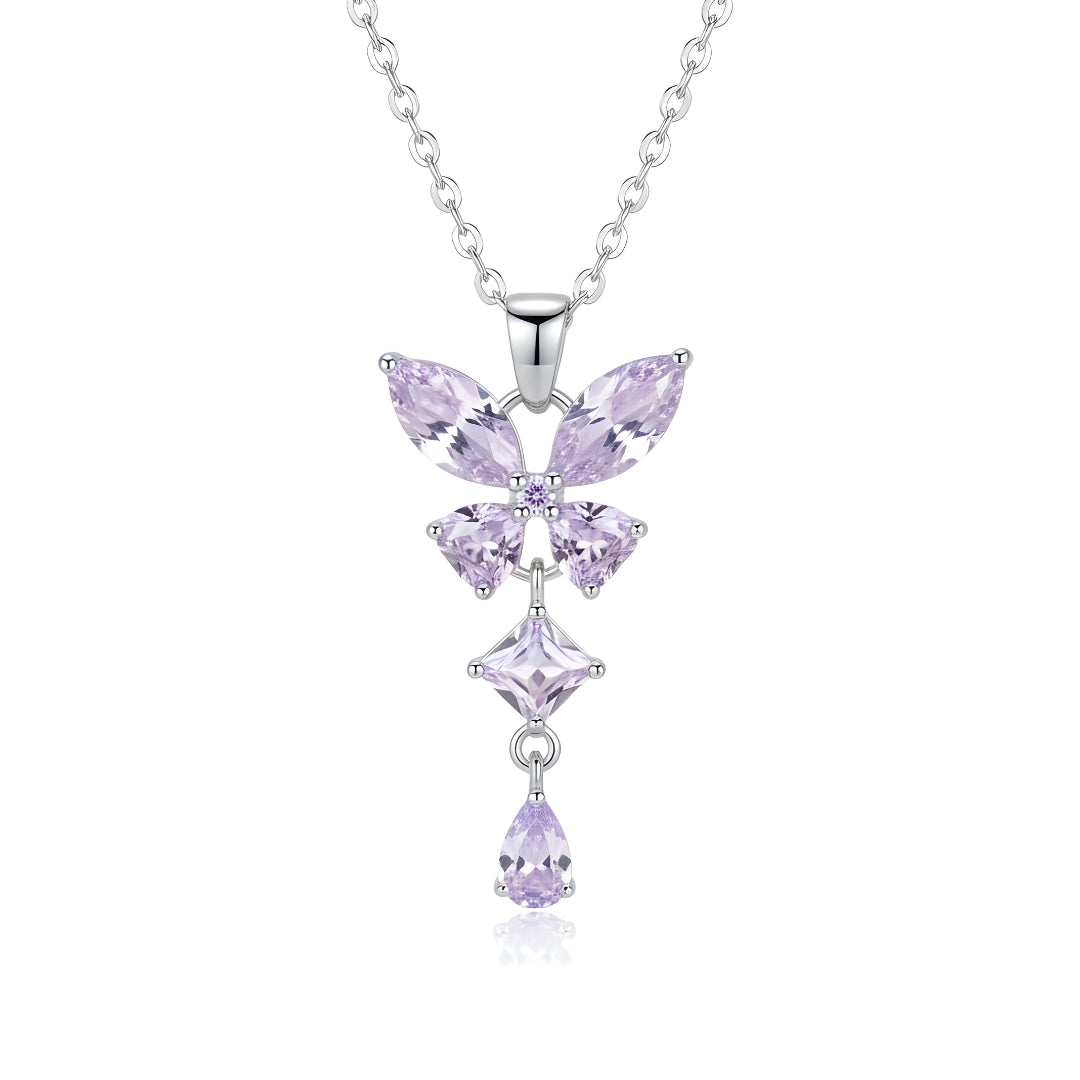 Crystal Butterfly Necklace