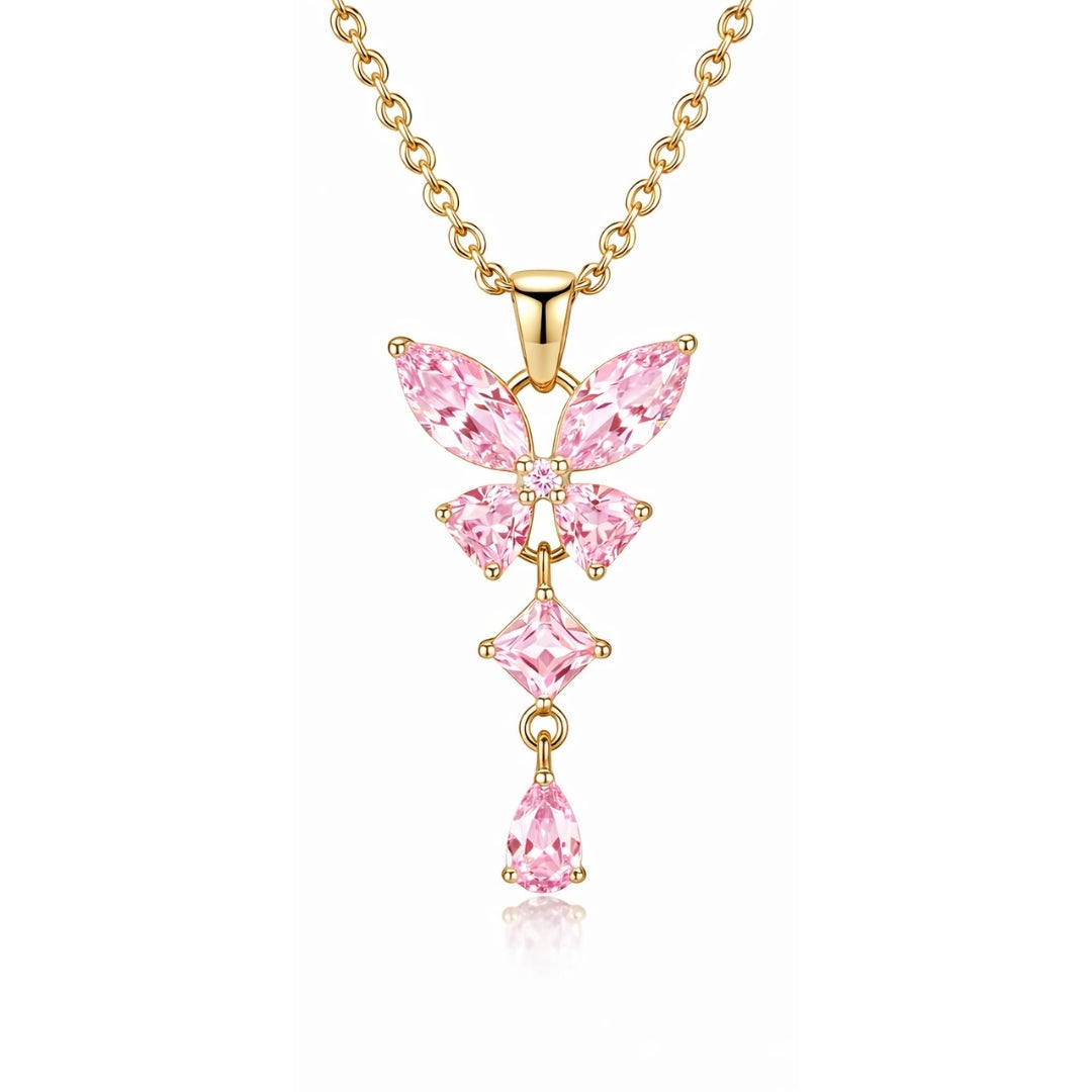 Crystal Butterfly Necklace