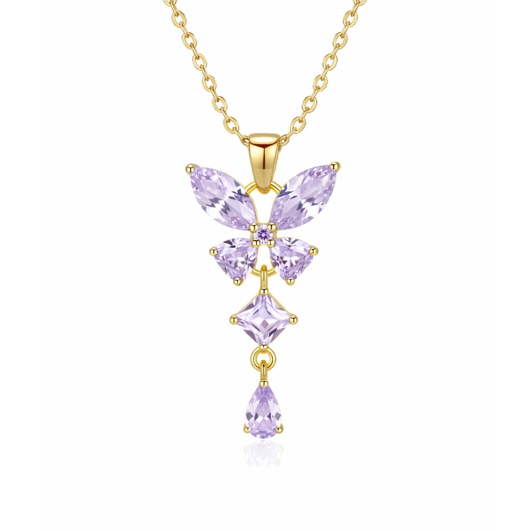 Crystal Butterfly Necklace