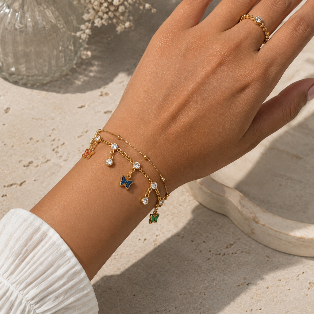 Spectrum Butterfly Bracelet | Anklet