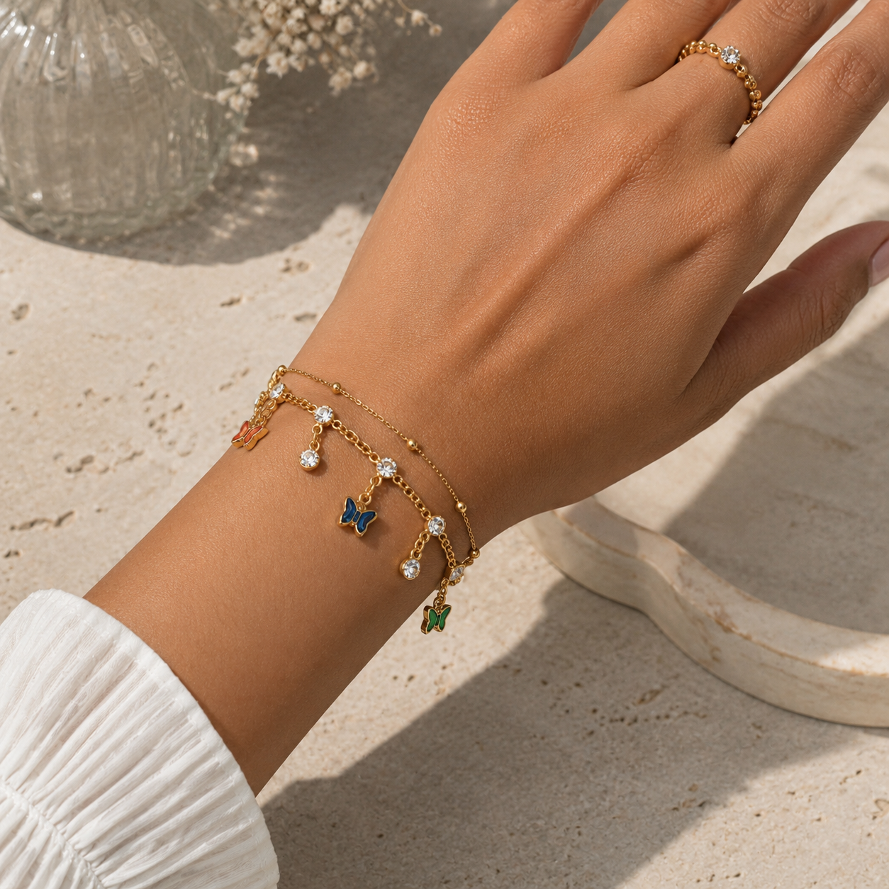 Spectrum Butterfly Bracelet | Anklet