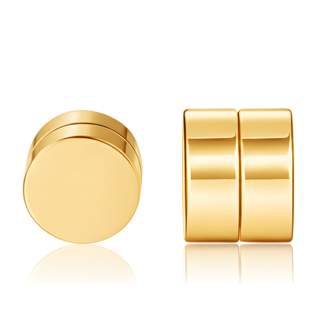 Round Stud Earring (Magnetic)