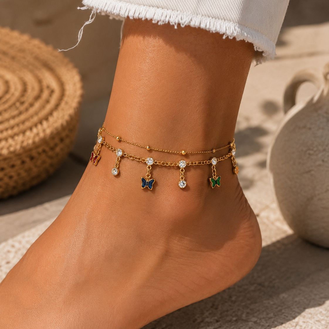 Spectrum Butterfly Bracelet | Anklet