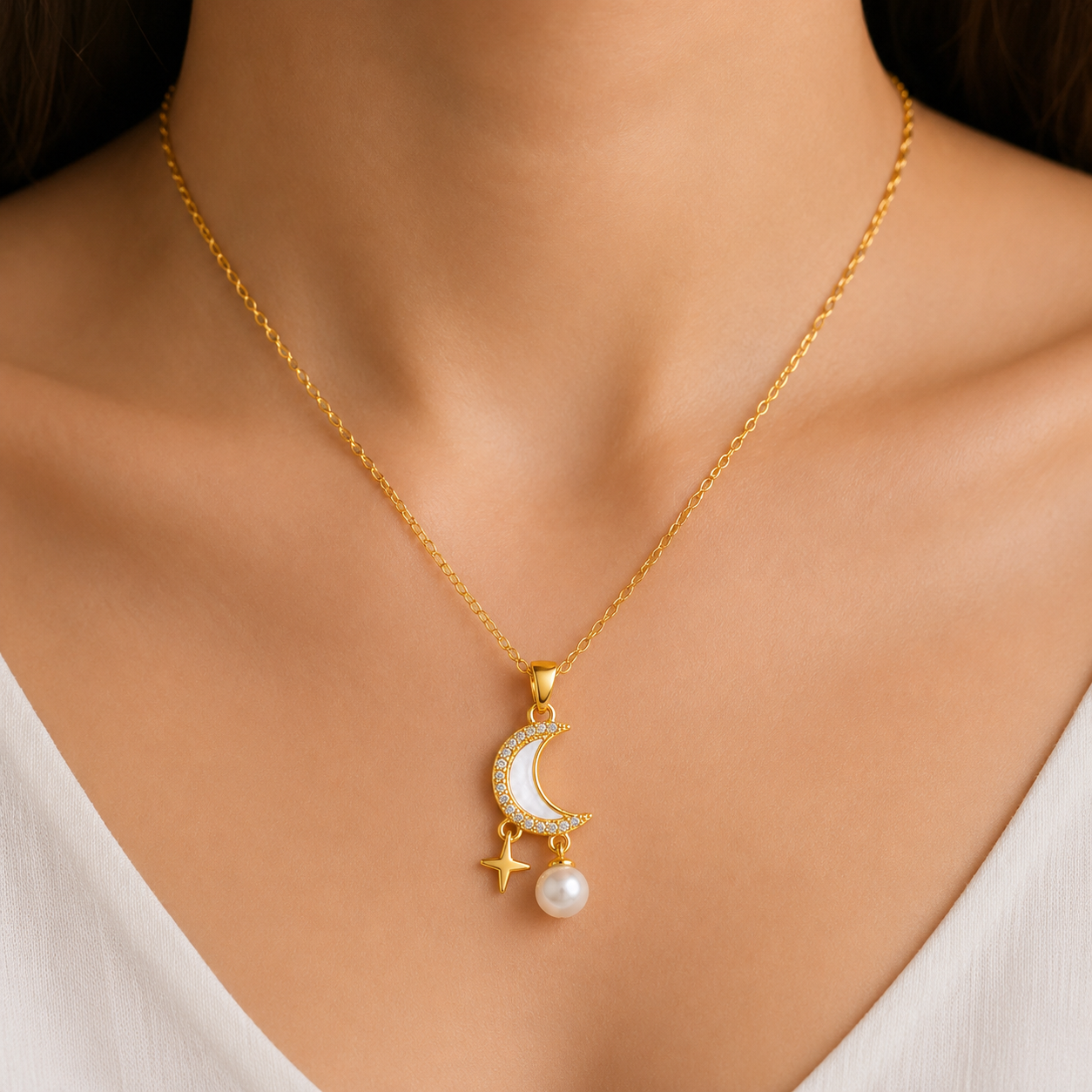 Luna Pearl Necklace