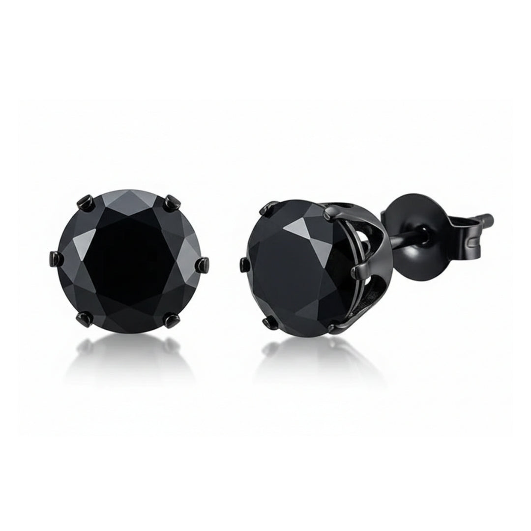 Round Rhinestone Studs (Piercing)