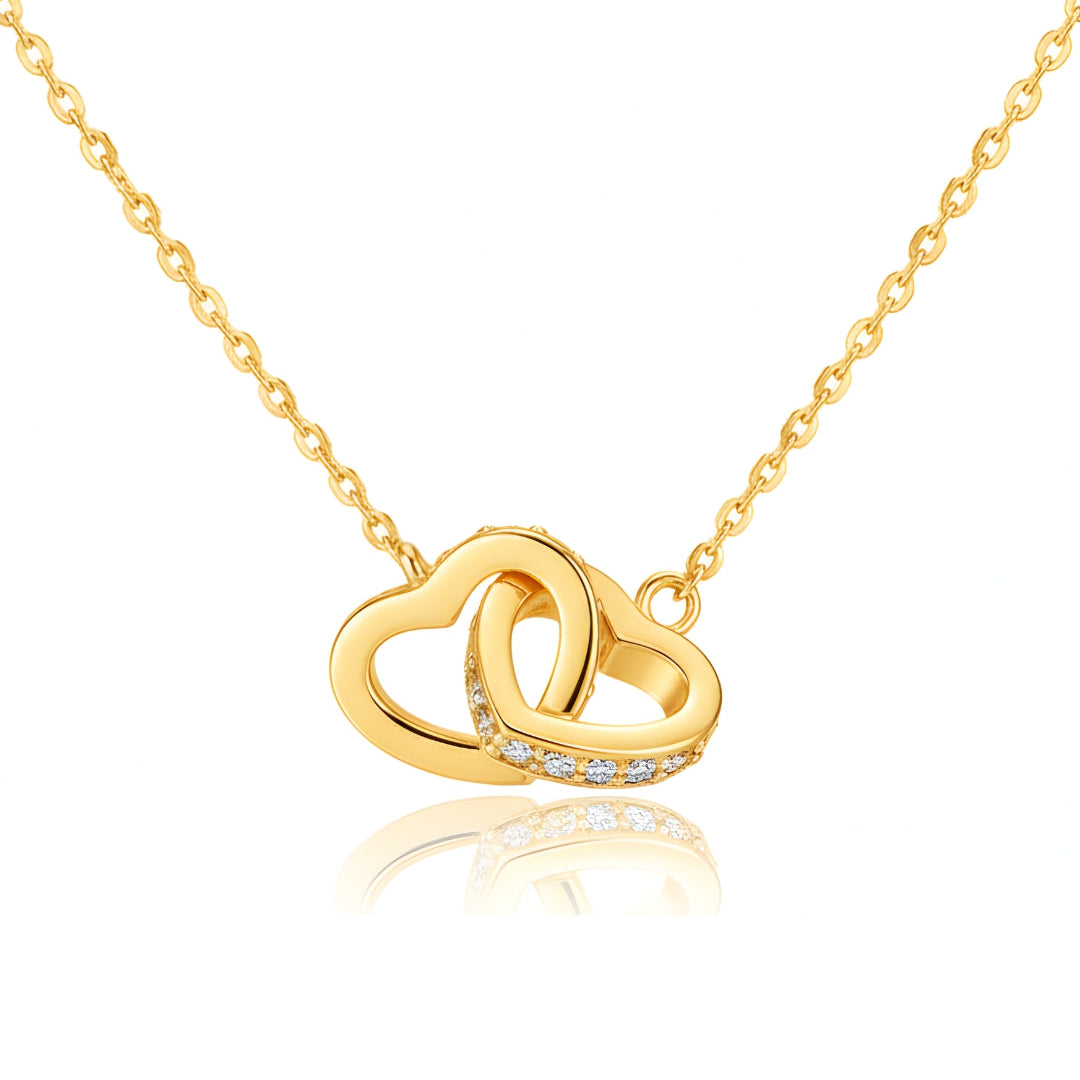 Intertwined Heart Necklace
