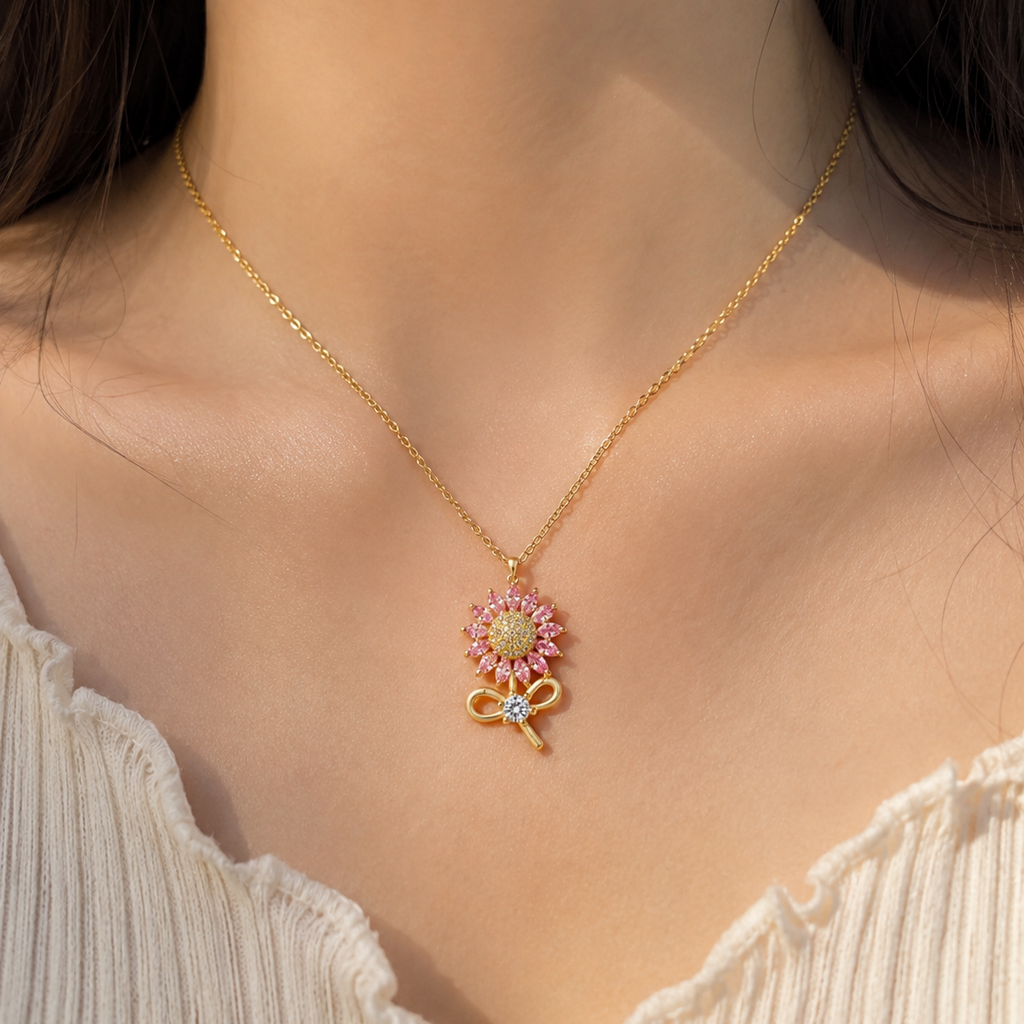 Blossom Bow Necklace