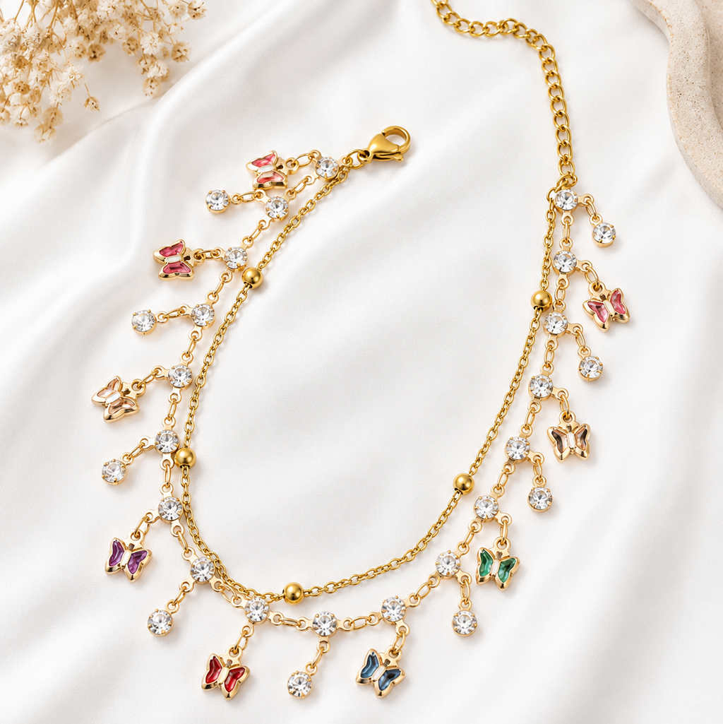 Spectrum Butterfly Bracelet | Anklet