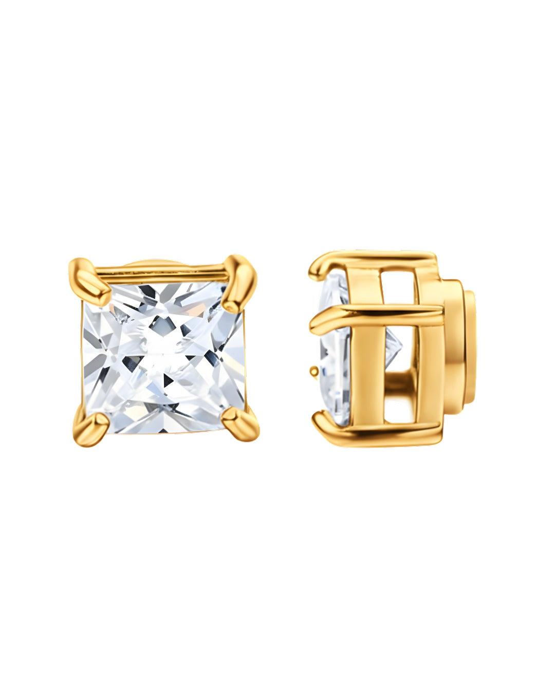 Square Rhinestone Studs (Magnetic)