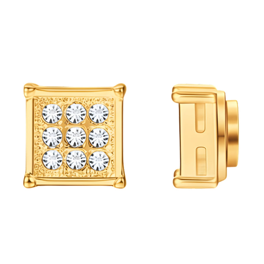 Grid Rhinestone Studs (Magnetic)