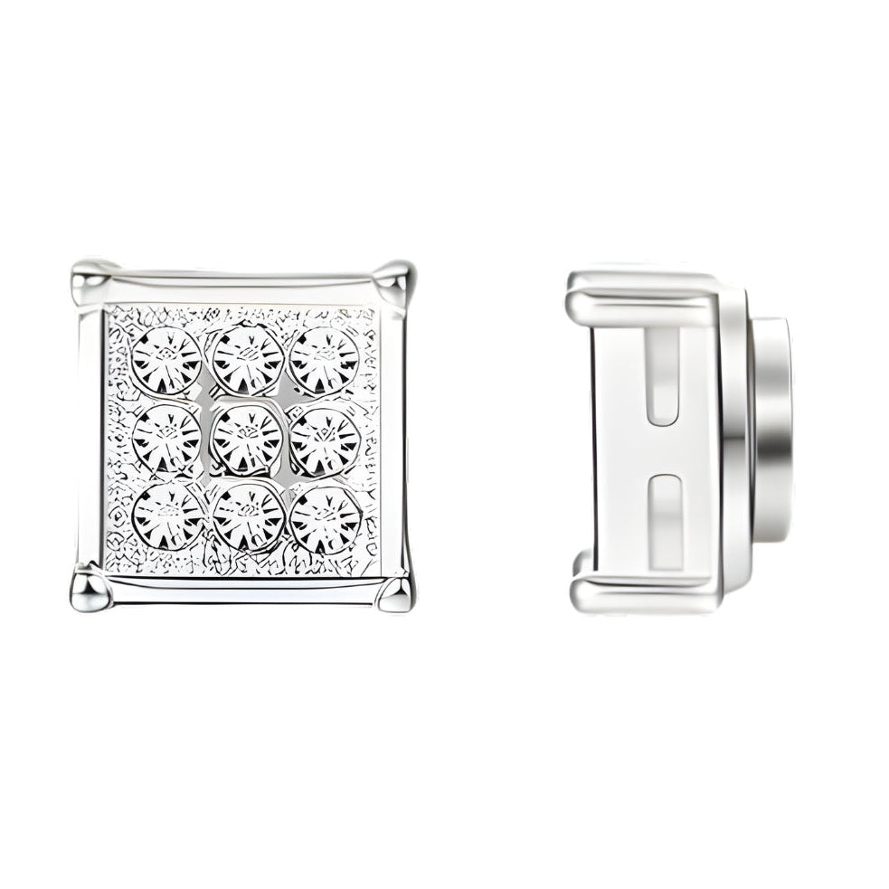 Grid Rhinestone Studs (Magnetic)